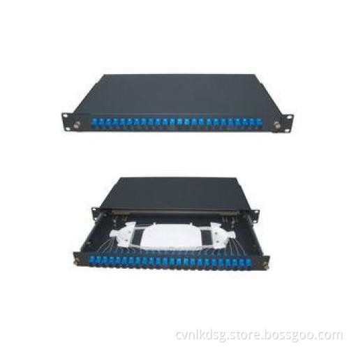 Sliding Rack Mounted Fiber Optic Terminal Box for Optical n